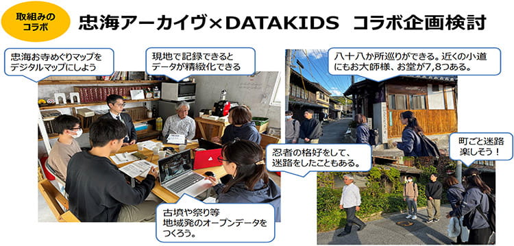忠海アーカイヴ×DATAKIDS「地域愛をはぐくむ歴史伝承オープンデータ」